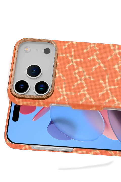 uryport Apple iPhone 17 Pro Max Vega Magsafe Kapak - Açık Turuncu