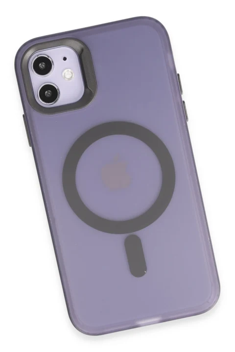 Joko Apple iPhone 11 Kılıf Mateks Magsafe Kapak - Derin Mor