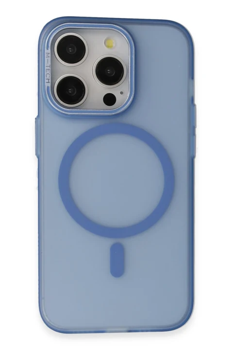 Joko Apple iPhone 14 Pro Max Frost Standlı Magsafe Kapak - Sierra Blue