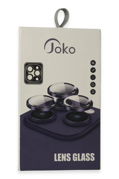 Joko Apple iPhone 15 PVD Metal Kamera Lens - Siyah