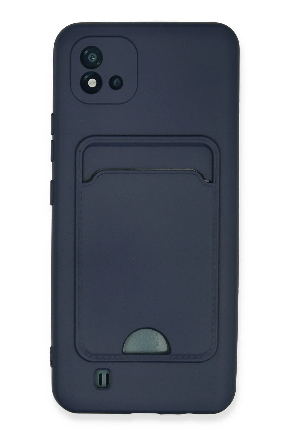 uryport Realme C11 2021 Kılıf Kelvin Kartvizitli Silikon - Lacivert