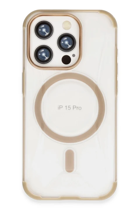 Joko Apple iPhone 15 Pro Max Hilton Magsafe Kapak - Gold