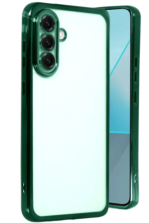 uryport Samsung Galaxy A17 5G Razer Lensli Silikon - Yeşil