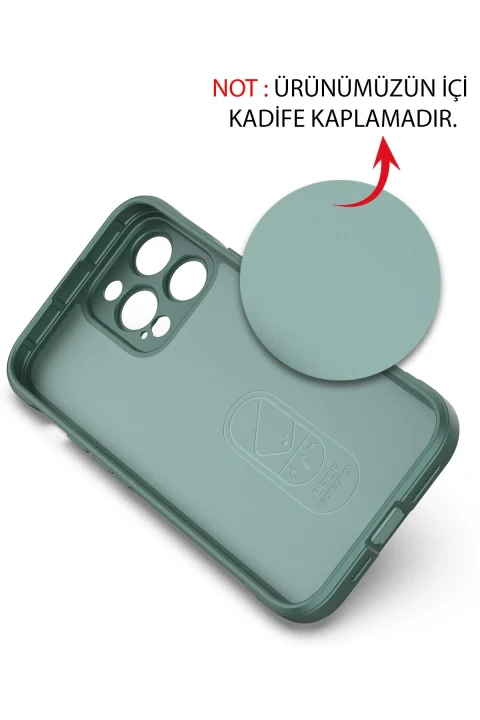 uryport Apple iPhone 14 Pro Max Kılıf Optimum Silikon - Siyah