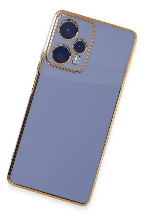 uryport Xiaomi Poco F5 Kılıf Volet Silikon - Mavi