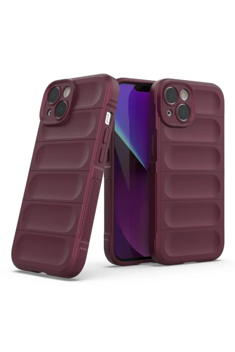 uryport Apple iPhone 13 Kılıf Optimum Silikon - Bordo