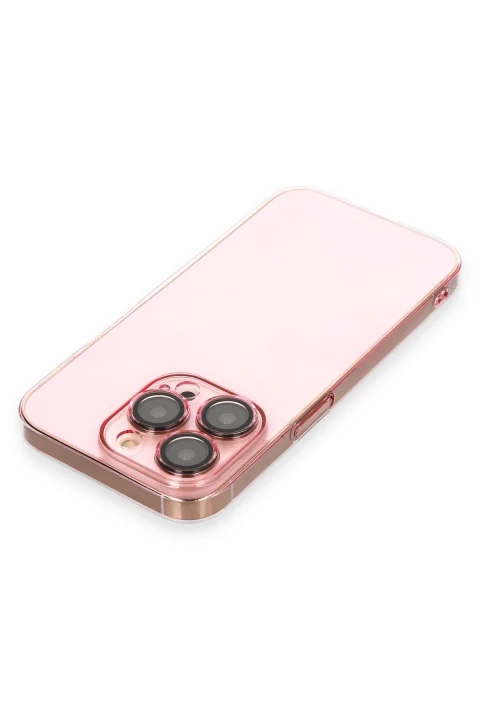 uryport Apple iPhone 14 Pro Max Kılıf Armada Lensli Kapak - Rose Gold