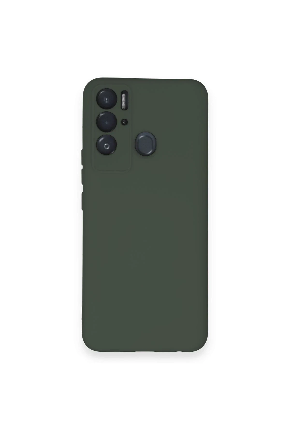 uryport Tecno Pova Neo Kılıf Nano içi Kadife Silikon - Koyu Yeşil