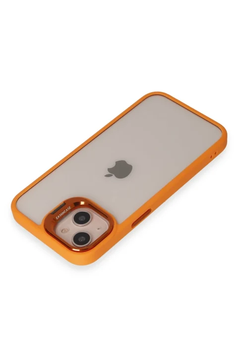 Joko Apple iPhone 15 Kılıf Roblox Lens Standlı Kapak - Turuncu