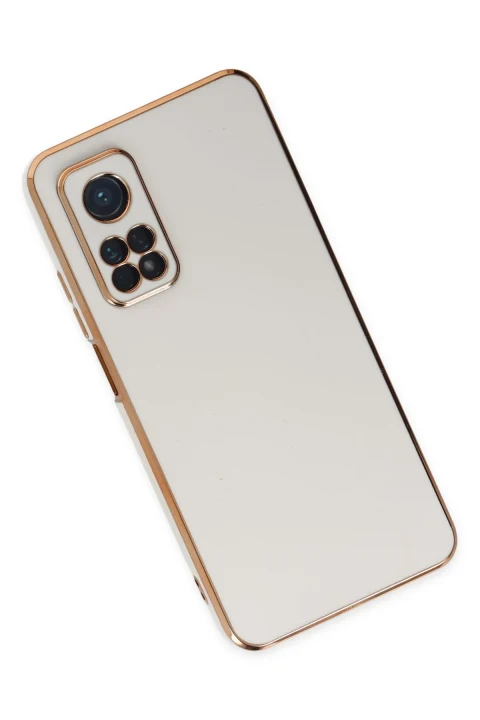 uryport Xiaomi Mi 10T Kılıf Volet Silikon - Beyaz