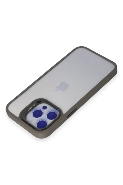 Joko Apple iPhone 15 Pro Kılıf Roblox Lens Standlı Kapak - Titan Gri