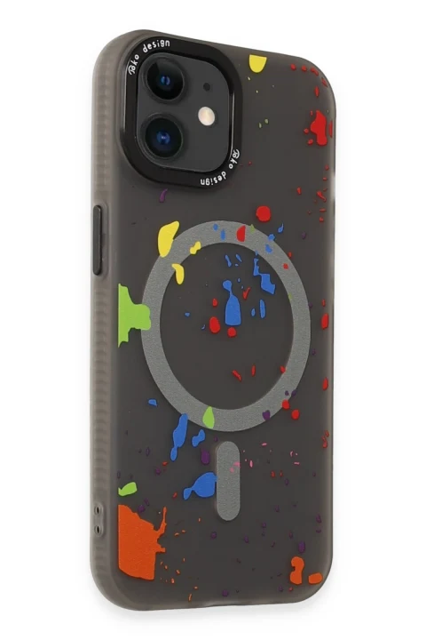 Joko Apple iPhone 11 Colorful Magsafe Kapak - Titan Gri