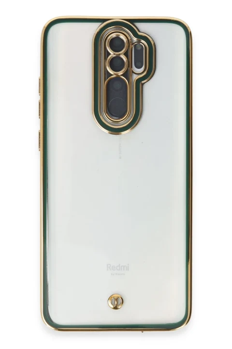 uryport Xiaomi Redmi Note 8 Pro Kılıf Liva Lens Silikon - Yeşil