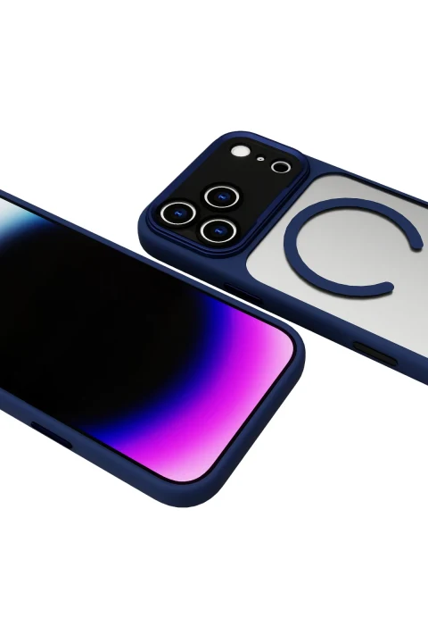 Joko Apple iPhone 17 Pro Max Hazar Magsafe Kapak - Lacivert
