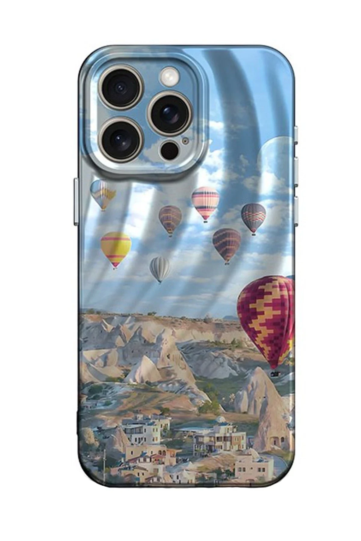 uryport Apple iPhone 15 Pro Kılıf Crew Desenli Kapak - Kapadokya