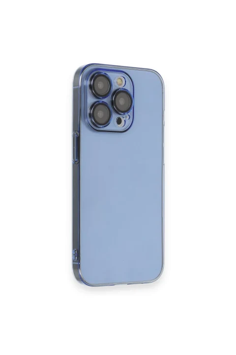 uryport Apple iPhone 13 Pro Max Kılıf Armada Lensli Kapak - Sierra Blue