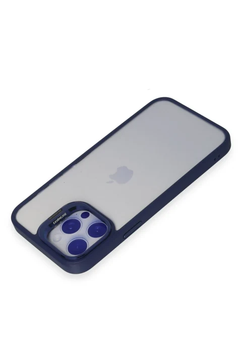 Joko Apple iPhone 15 Pro Max Kılıf Roblox Lens Standlı Kapak - Lacivert