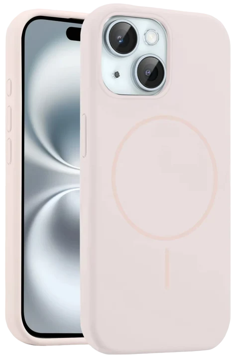 Joko Apple iPhone 14 Kılıf Jully Magsafe Kapak - Pudra