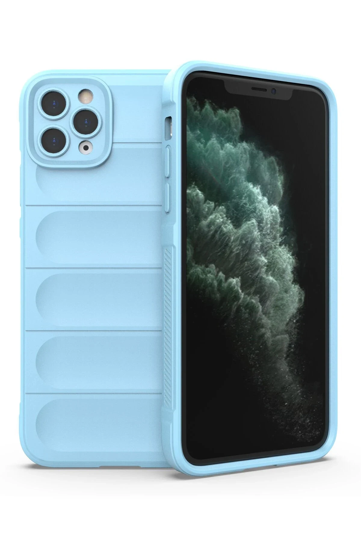 uryport Apple iPhone 11 Pro Kılıf Optimum Silikon - Sky Blue
