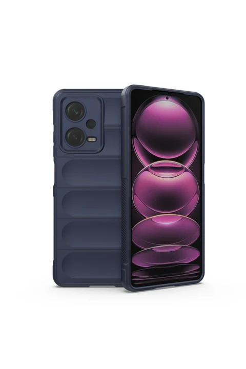 uryport Xiaomi Redmi Note 12 4G Kılıf Optimum Silikon - Lacivert
