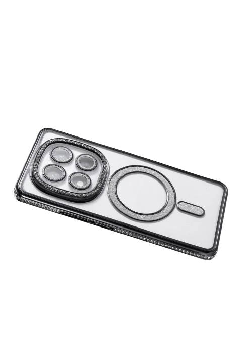 uryport Xiaomi Redmi Note 14 Pro 4G Joke Simli Magneticsafe Kılıf - Siyah