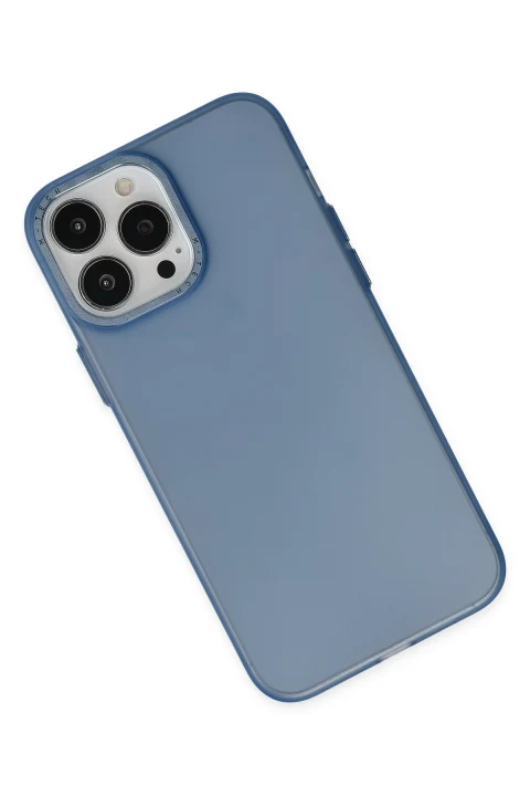 uryport Apple iPhone 13 Pro Kılıf Modos Metal Kapak - Lacivert