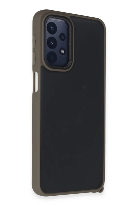 uryport Samsung Galaxy A52 Kılıf Elegant Kapak - Titan Gri