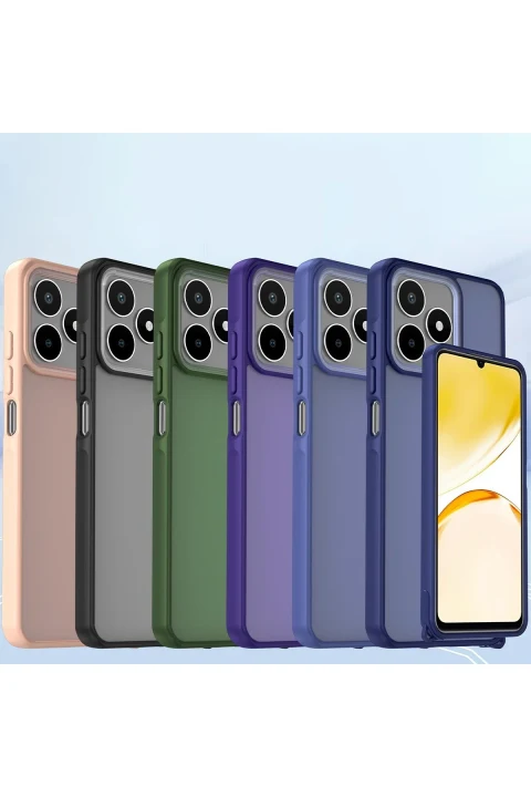 uryport Realme C53 Kılıf Elegant Kapak - Lacivert