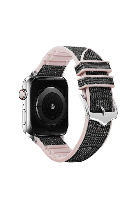 Movenchy Apple Watch 38mm Blink Kordon - Siyah