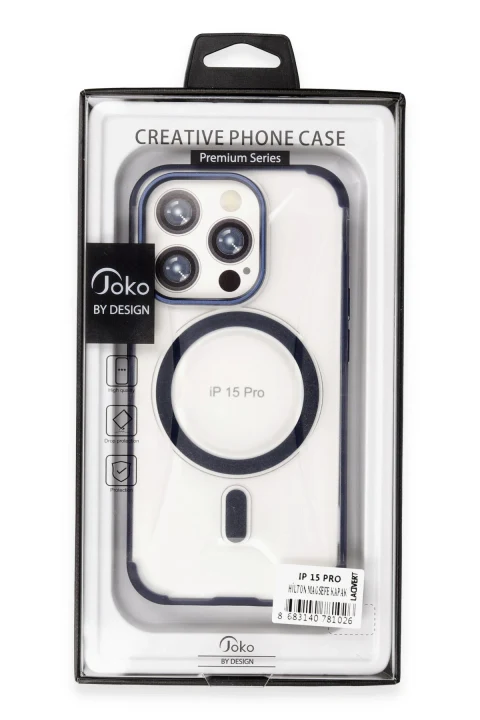 Joko Apple iPhone 15 Pro Max Hilton Magsafe Kapak - Gold