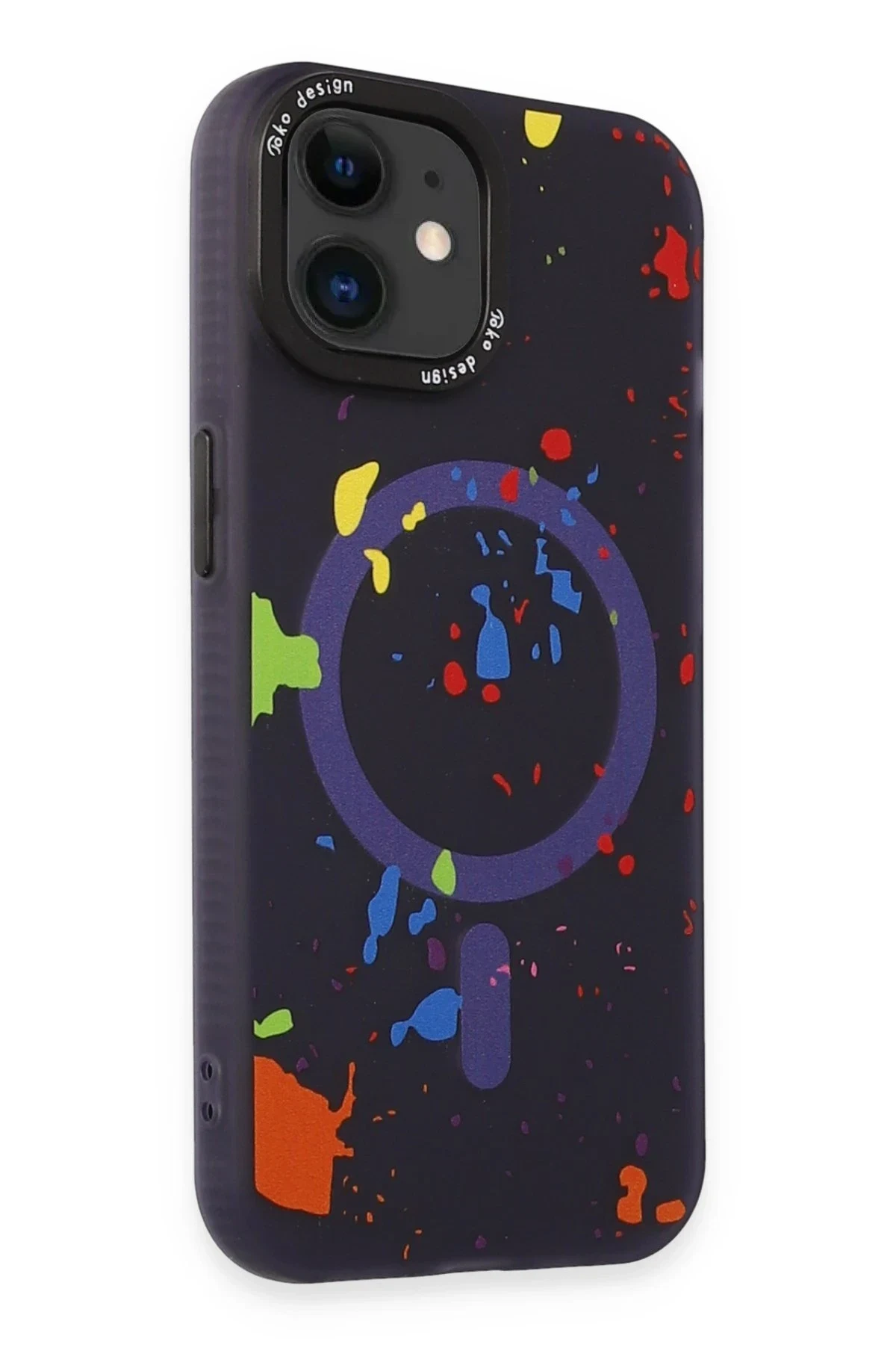 Joko Apple iPhone 11 Colorful Magsafe Kapak - Derin Mor