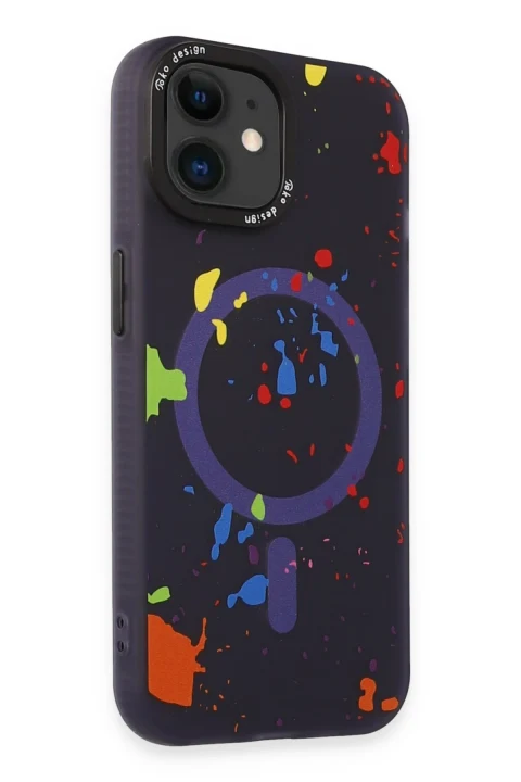 Joko Apple iPhone 11 Colorful Magsafe Kapak - Derin Mor