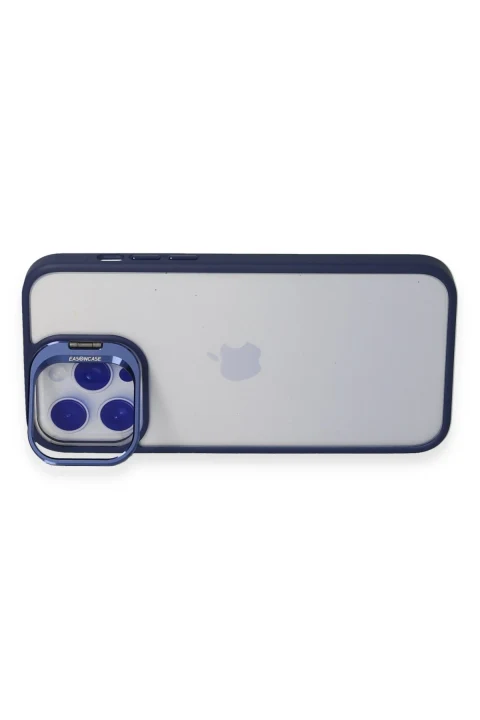 Joko Apple iPhone 15 Pro Max Kılıf Roblox Lens Standlı Kapak - Lacivert