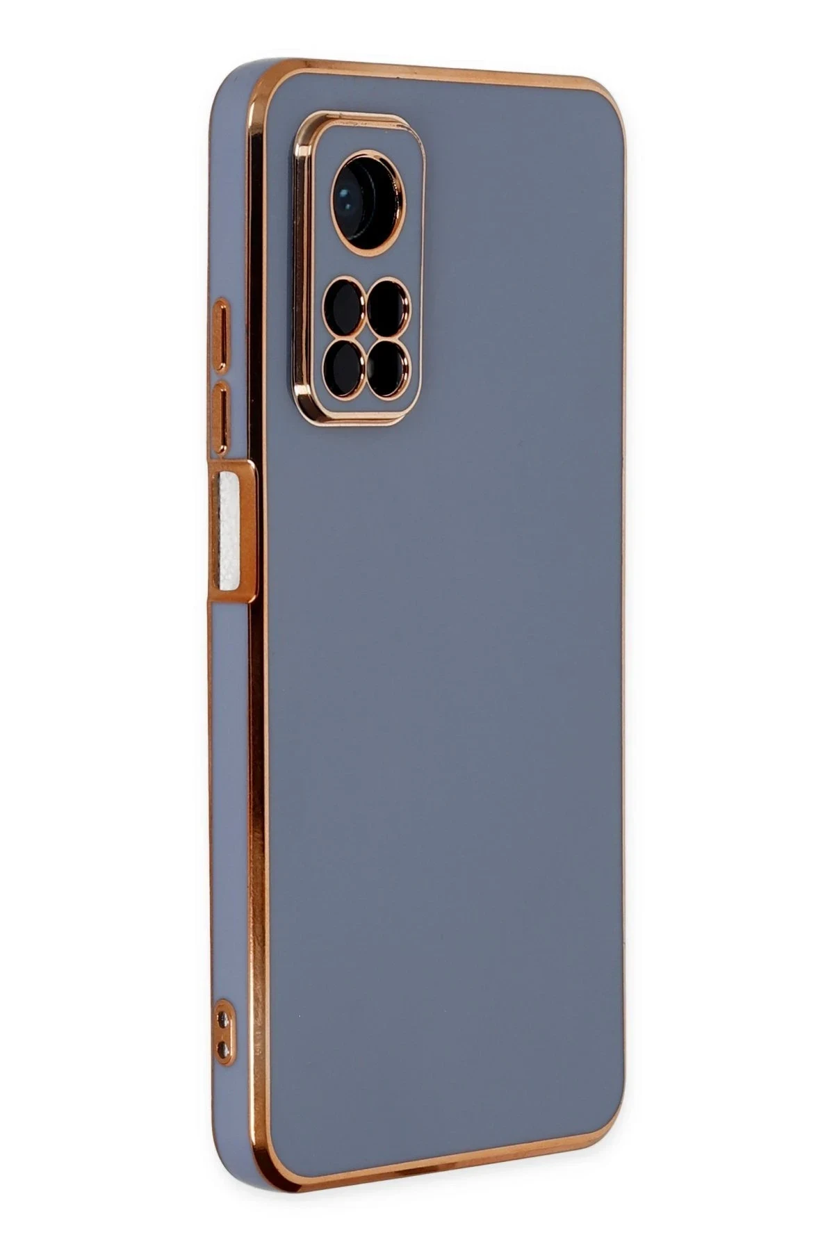 uryport Xiaomi Mi 10T Kılıf Volet Silikon - Mavi