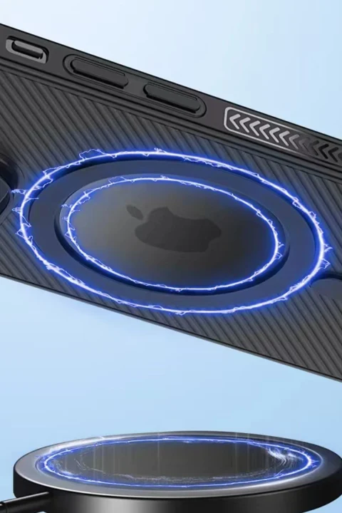 Movenchy Apple iPhone 15 Kılıf PP Magsafe Kapak - Beyaz