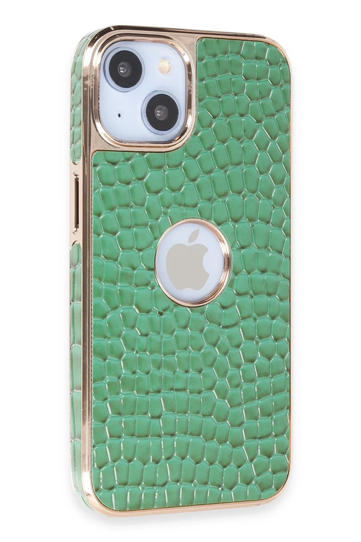 uryport Apple iPhone 14 Kılıf Snake Kapak - Koyu Yeşil