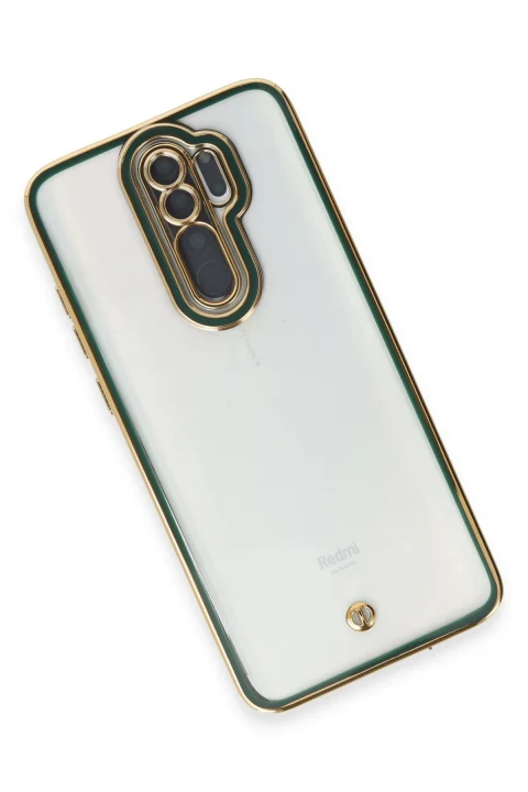 uryport Xiaomi Redmi Note 8 Pro Kılıf Liva Lens Silikon - Yeşil