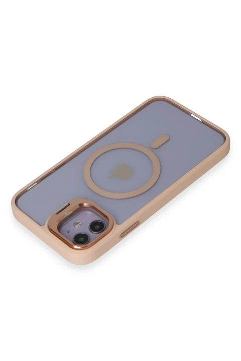 Joko Apple iPhone 11 Kılıf Roblox Lens Magsafe Standlı Kapak - Pudra