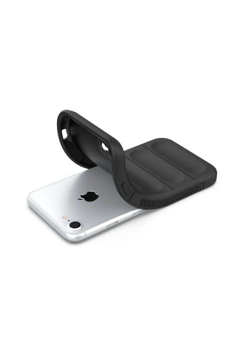 uryport Apple iPhone 7 Kılıf Optimum Silikon - Siyah