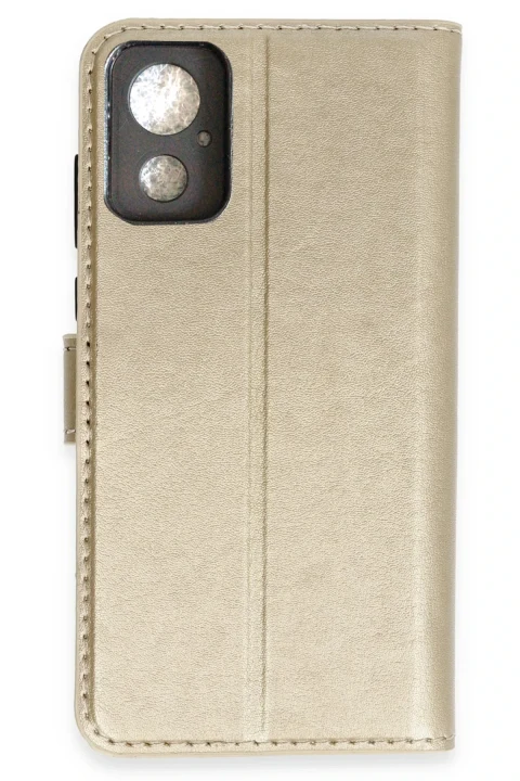uryport General Mobile GM 23 SE Trend S Plus Kapaklı Kılıf - Gold