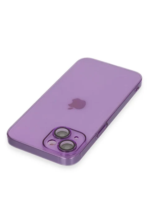 uryport Apple iPhone 13 Kılıf Armada Lensli Kapak - Derin Mor