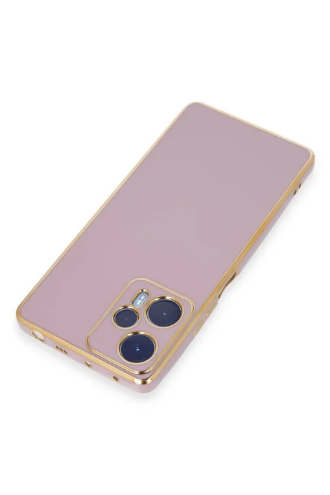 uryport Xiaomi Poco F5 Kılıf Volet Silikon - Mor