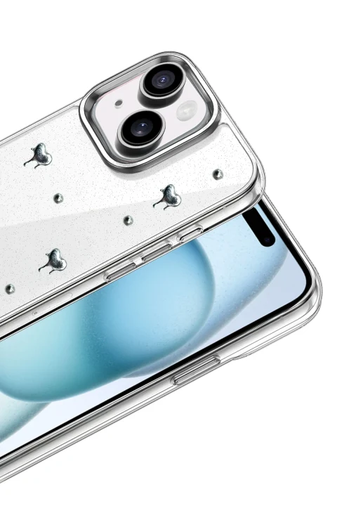 uryport Apple iPhone 15 Plus Fiyonk Desenli Kapak - Desen 1