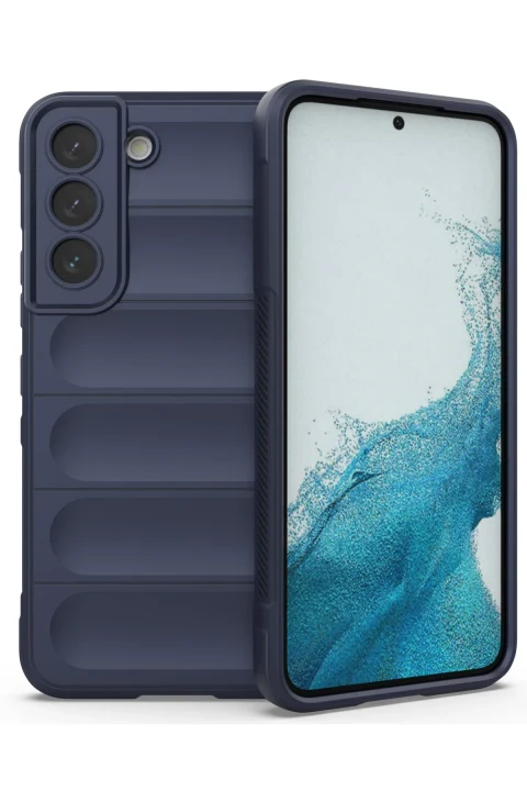 uryport Samsung Galaxy S21 Kılıf Optimum Silikon - Lacivert