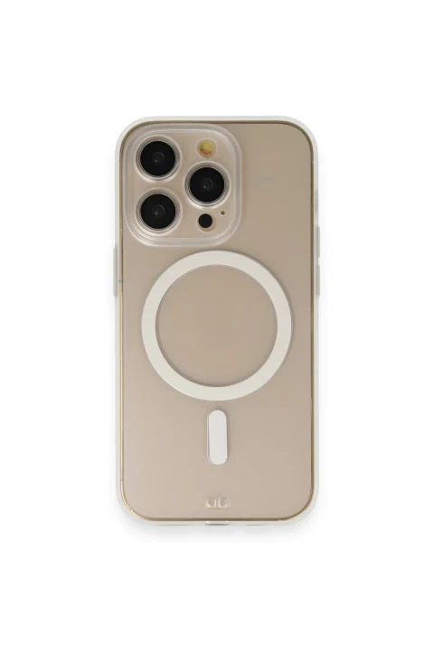 uryport Apple iPhone 14 Pro Max Kılıf Grand Magneticsafe Kapak - Şeffaf