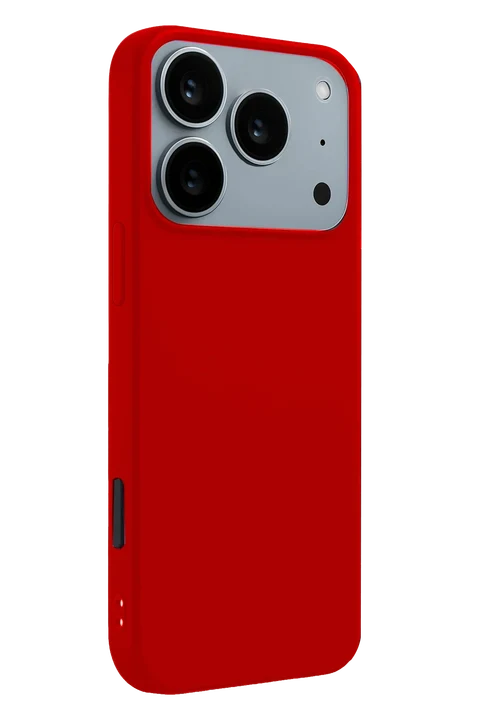 uryport Apple iPhone 18 Pro First Silikon - Kırmızı