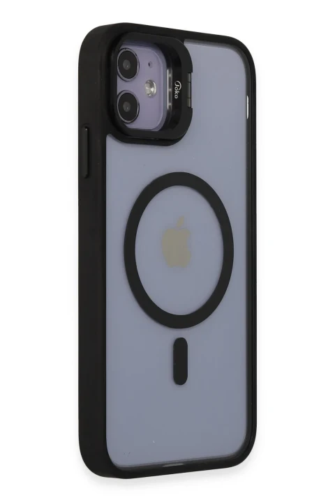 Joko Apple iPhone 11 Kılıf Roblox Lens Magsafe Standlı Kapak - Siyah