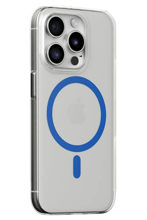 Joko Apple iPhone 14 Pro Max Kılıf Bubble Magsafe Kapak - Mavi