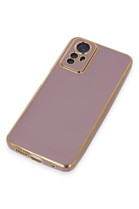 uryport Xiaomi Redmi Note 12S Kılıf Volet Silikon - Mor