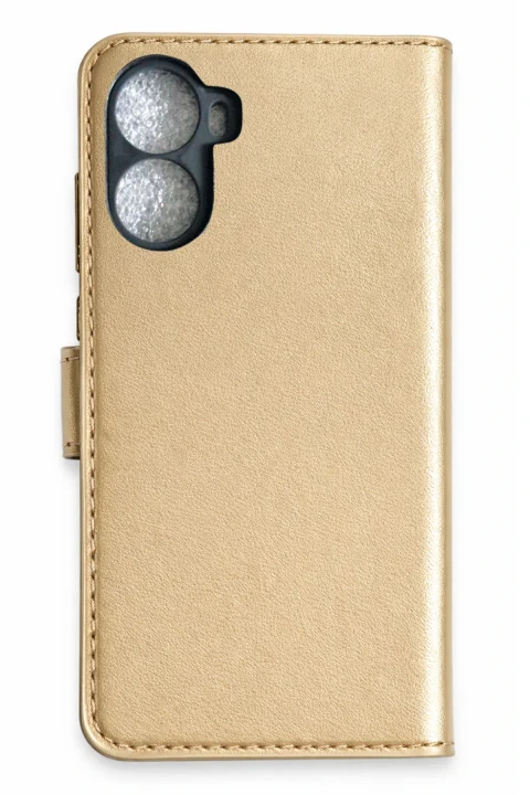 uryport Huawei Nova 10 SE Trend S Plus Kapaklı Kılıf - Gold